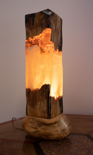 Lampe aus Epoxidharz