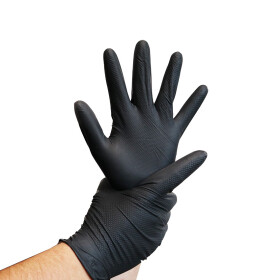 Professionelle Einmalhandschuhe aus Nitril (XL)