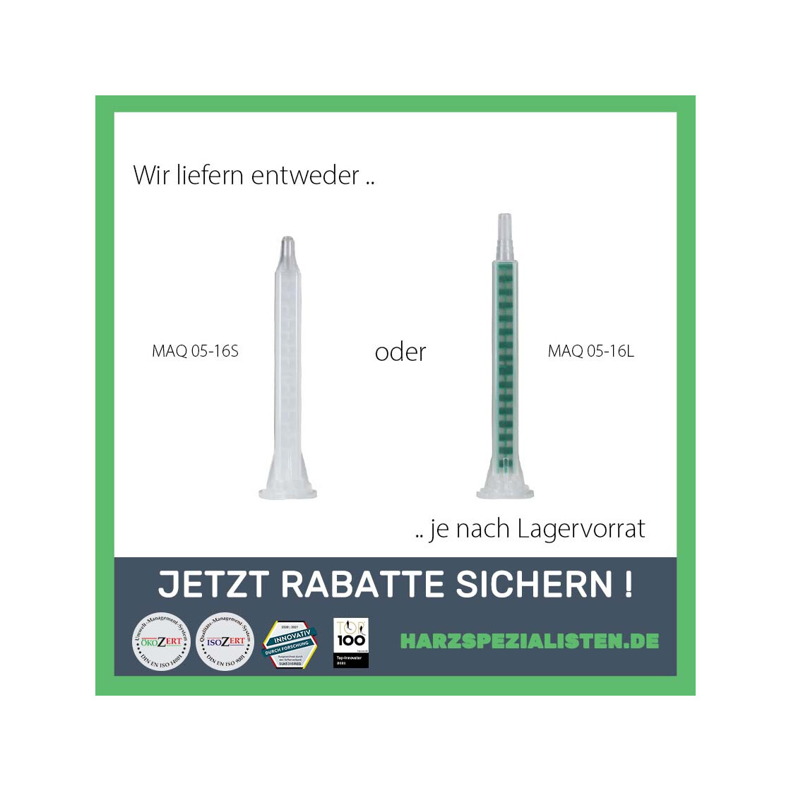 Mischdüsen Für 2K-Klebstoffe | Statische Mischer Für Dosierpistolen