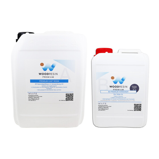 WOODRESIN 80 ULTRA PREMIUM CAST RESIN SYSTEM 7 kg (A 5 kg + B 2 kg)