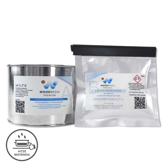 WOODRESIN ALABASTER PREMIUM CAST RESIN SYSTEM 0,37 kg (A 300 g + B 70 g)