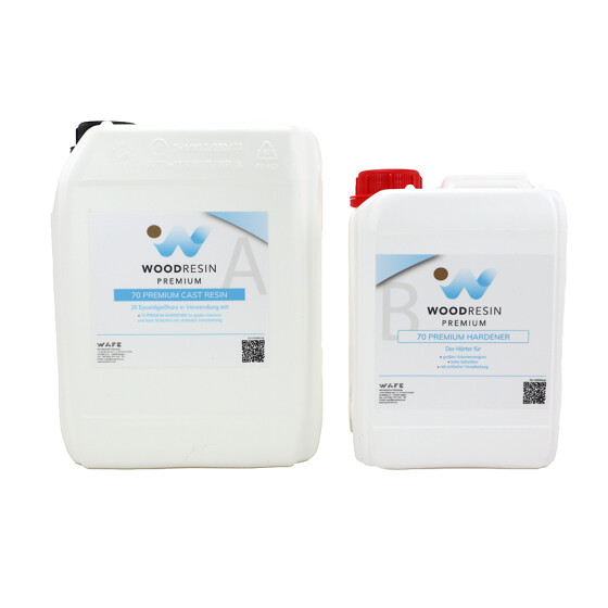 WOODRESIN 70 PREMIUM CAST RESIN SYSTEM 1,3 kg (A 1 kg + B 300 g)