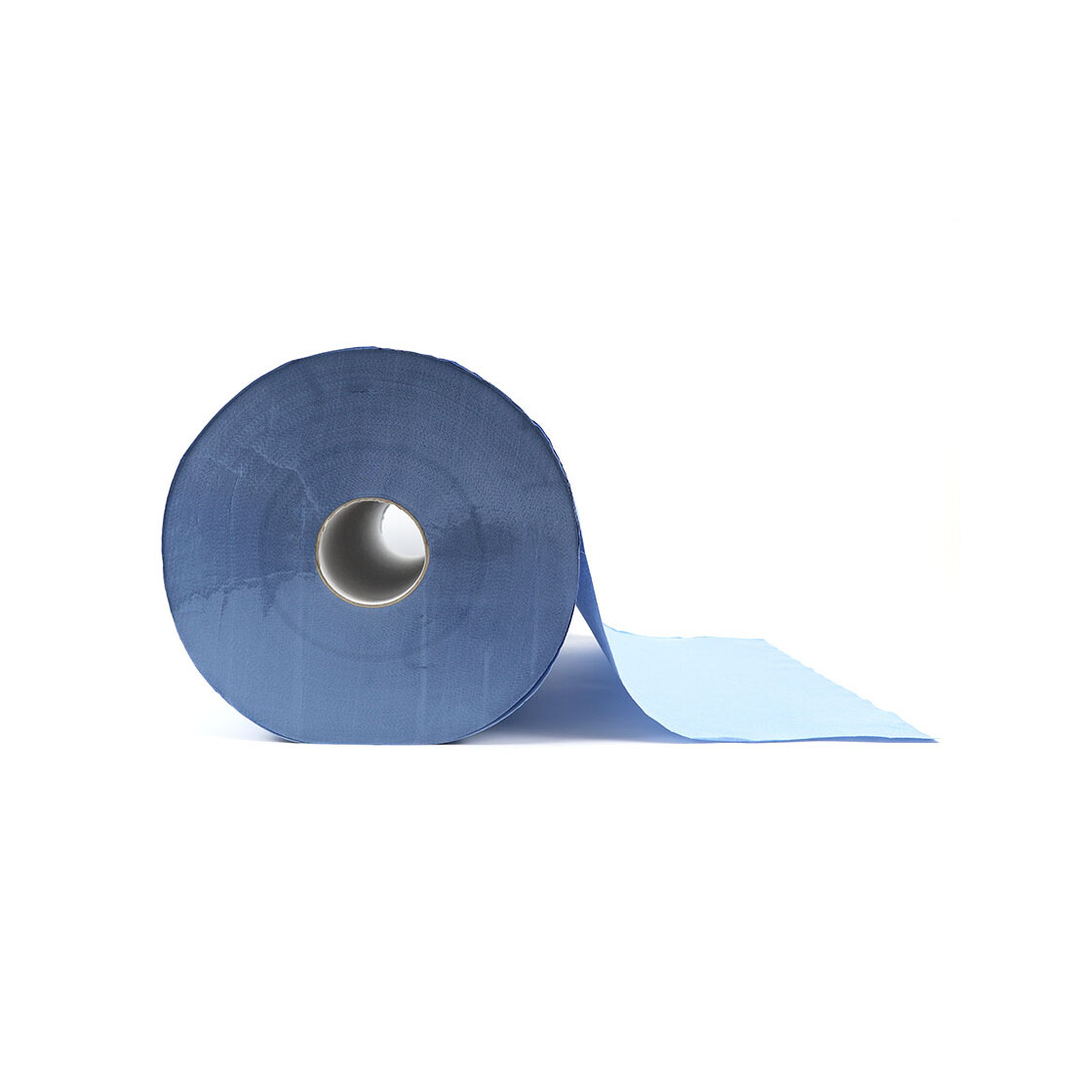Putztuchrolle Blau 2-lagig mit 500 Blatt box