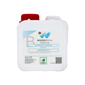 WOODRESIN PREMIUM COATING RESIN SYSTEM 1,5 kg (A 1 kg + B 500 g)