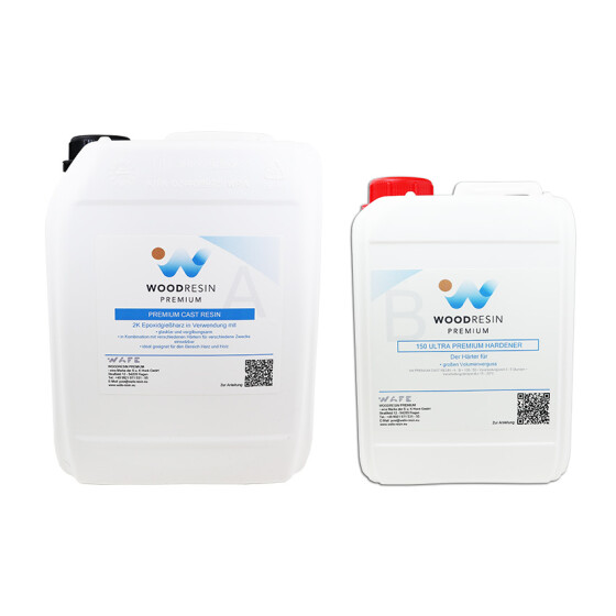 WOODRESIN 150 ULTRA PREMIUM CAST RESIN SYSTEM 7,5 kg (A 5 kg + B 2,5 kg)