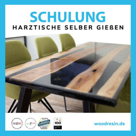 WOODRESIN Schulung Harz und Holz Samstag - 08. November 2025 - inkl. Wertgutschein