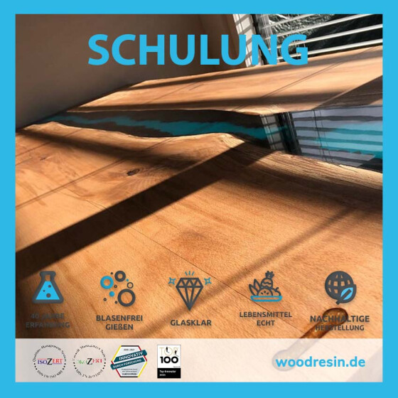 WOODRESIN Schulung Harz und Holz Donnerstag - 20. November 2025 - inkl. Wertgutschein