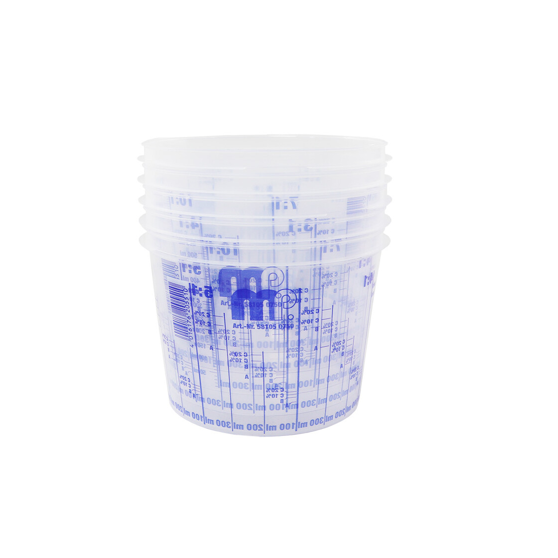 Mischbecher 750 ml - 5 Stück box