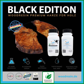 WOODRESIN 30 BIO PREMIUM CAST RESIN SYSTEM - BLACK EDITION