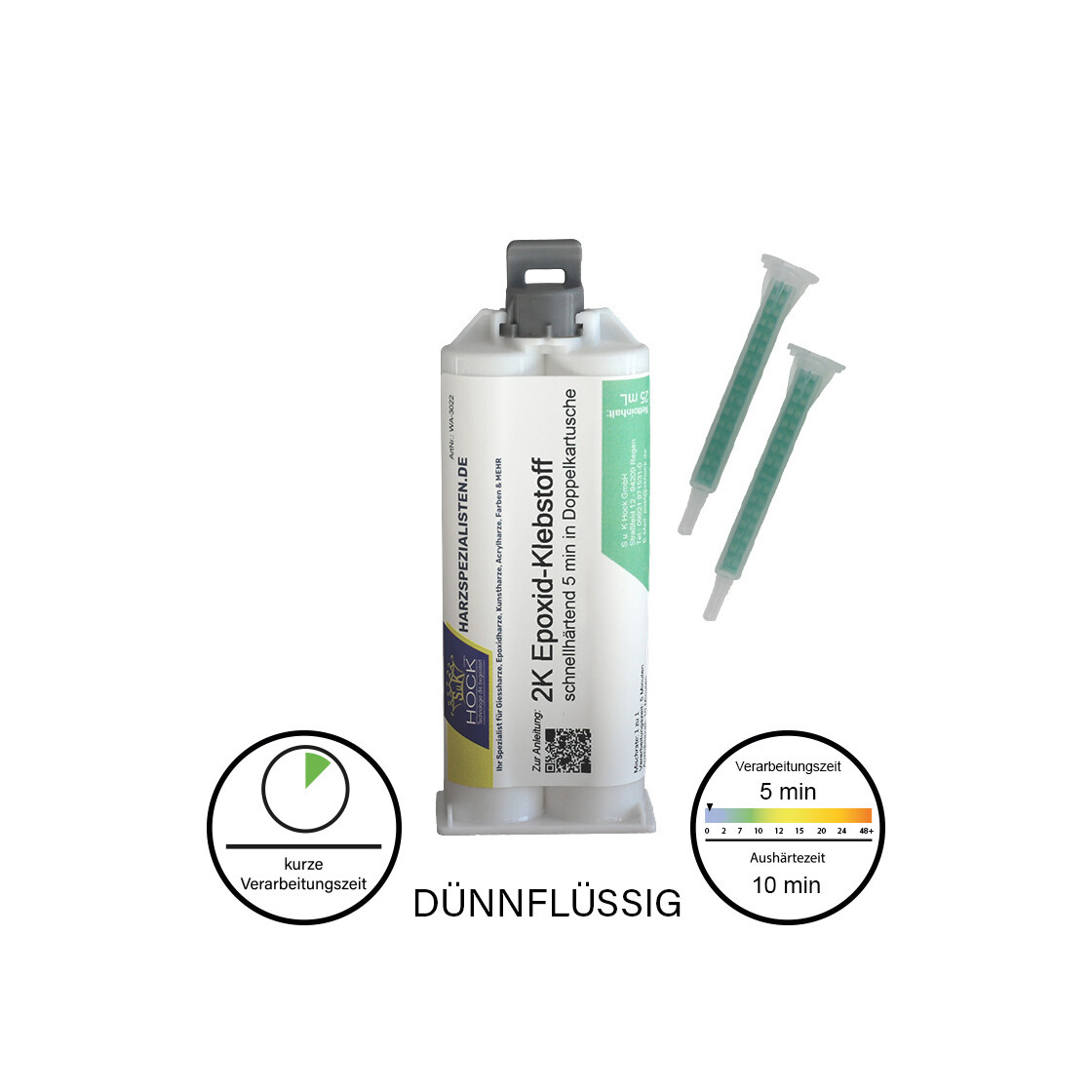 2K Epoxid-Klebstoff 25 -50 ml - schnellh box